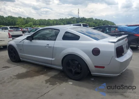 2007 Ford Mustang Gt from USA, damaged, VIN 1ZVFT82H975199885